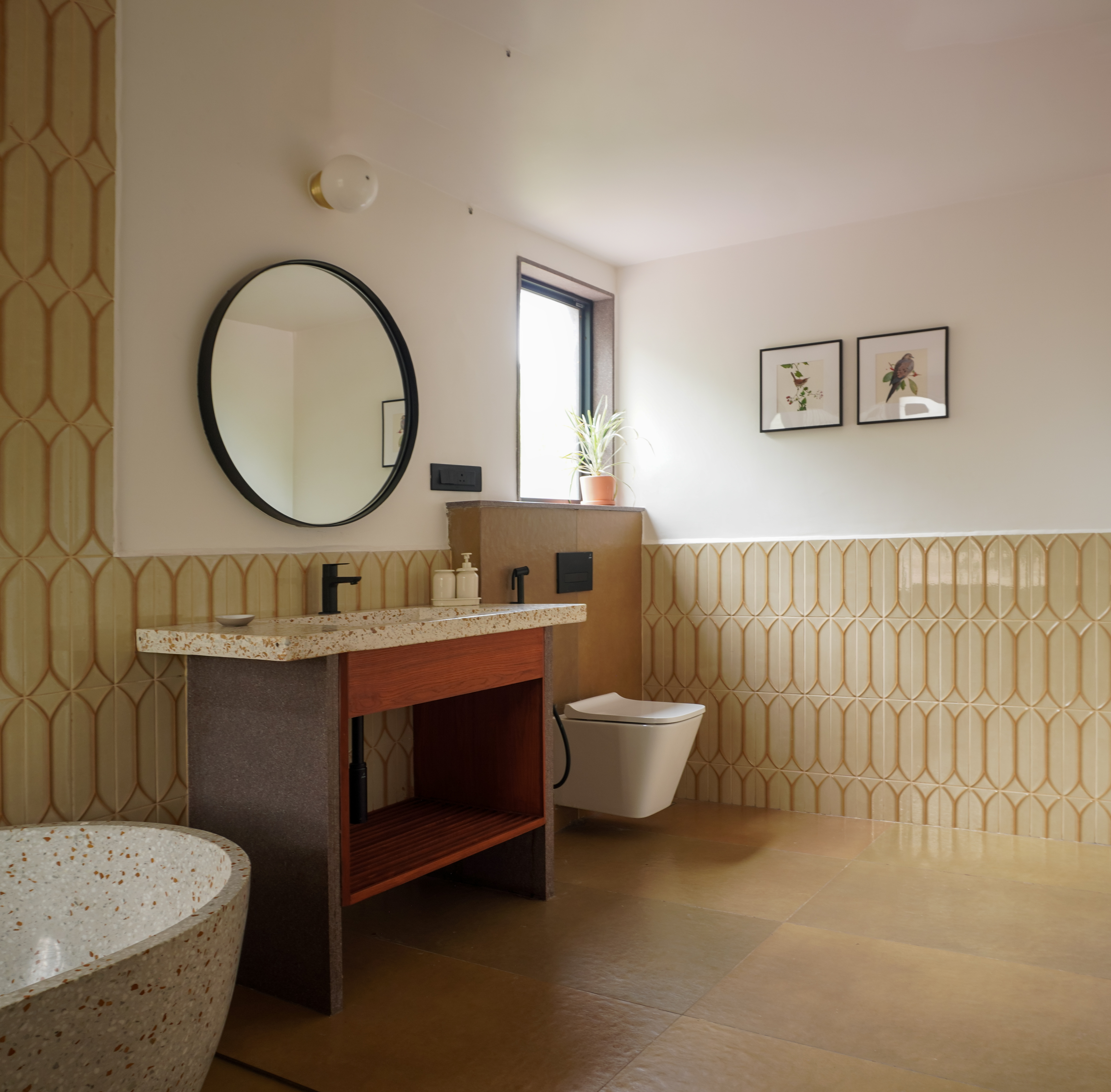 Green Suite — Bespoke mosaic tile floor